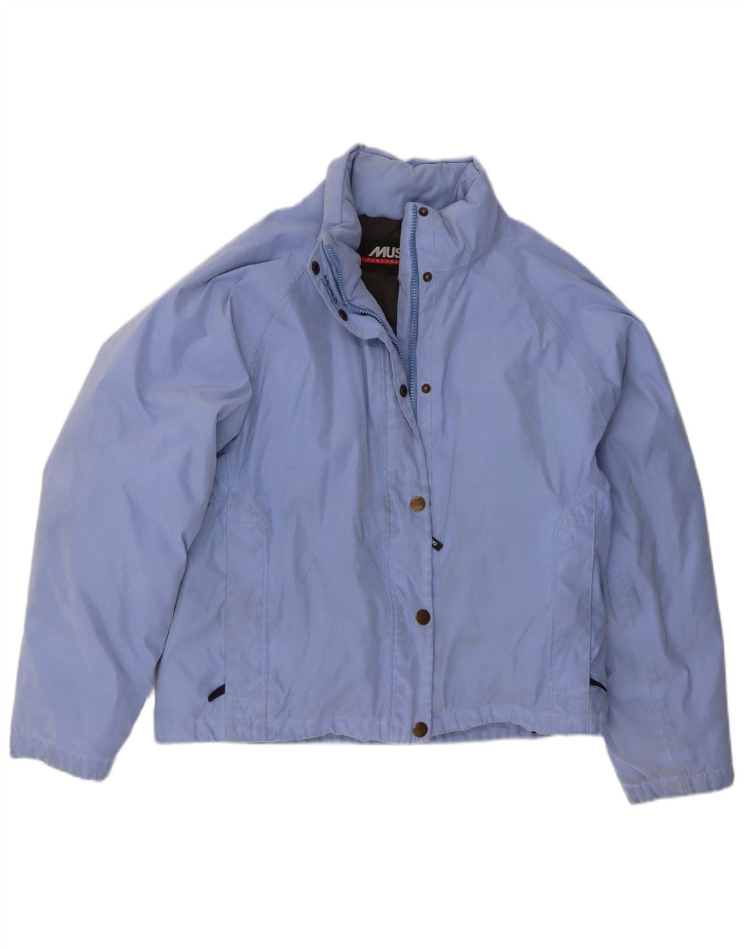 Musto Womens Padded Jacket UK 14 Large Blue Polyester