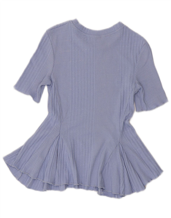 ZARA Womens Crop Top UK 8 Small Purple