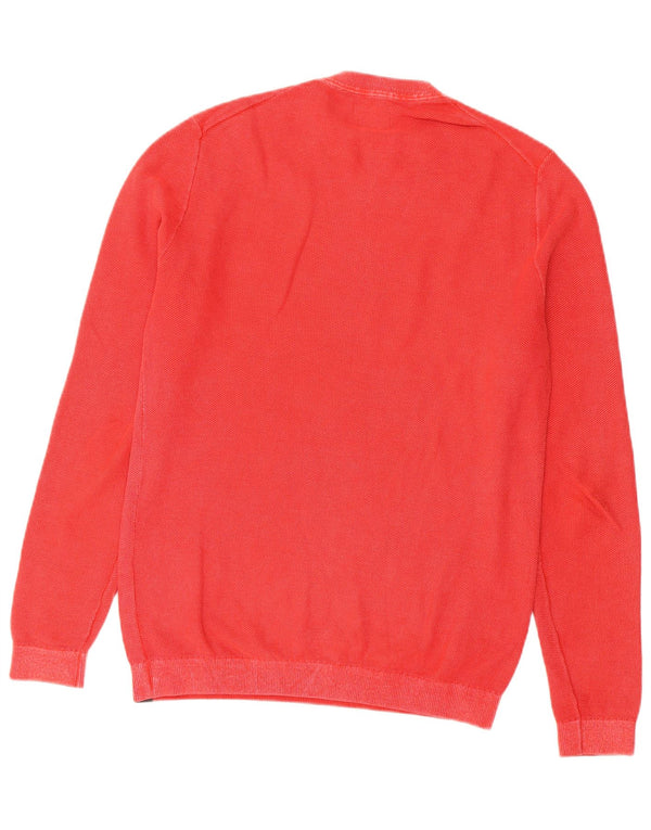 Superdry Mens Crew Neck Jumper Sweater Medium Red Cotton