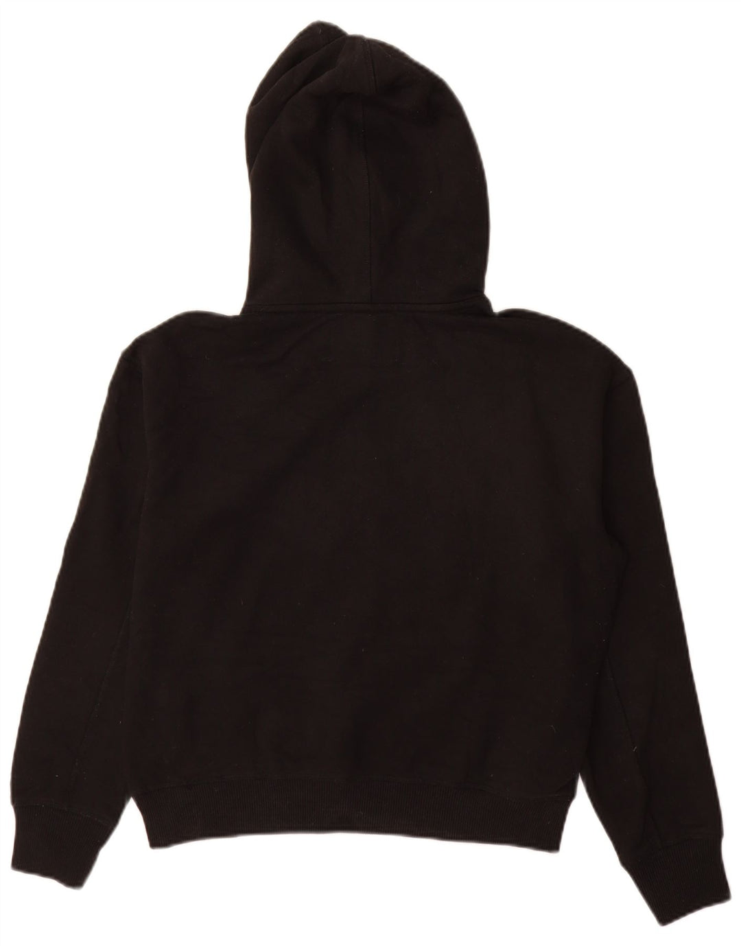 CALVIN KLEIN JEANS Womens Hoodie Jumper UK 14 Medium Black Cotton