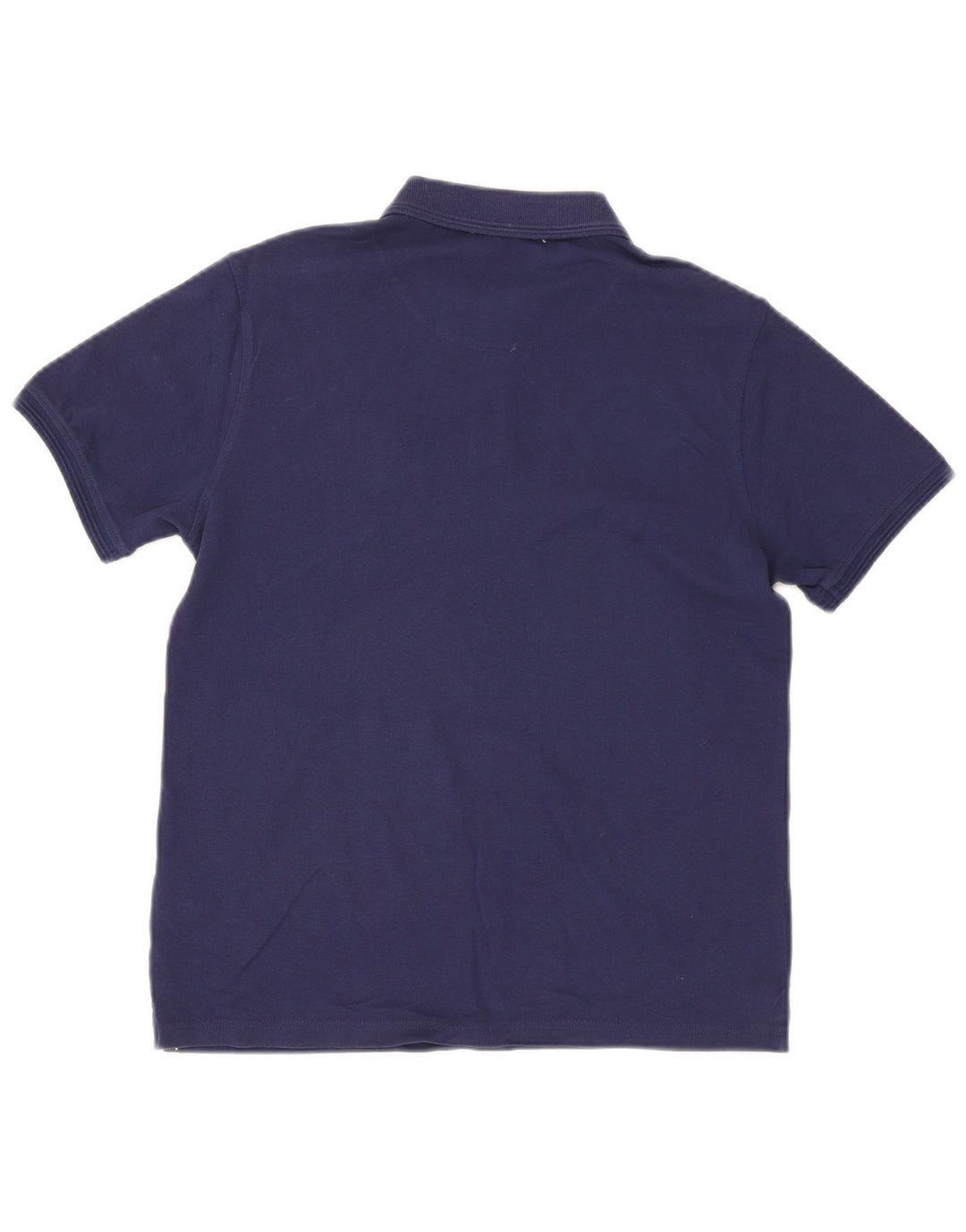 Refrigue Mens Polo Shirt Small Navy Blue Cotton