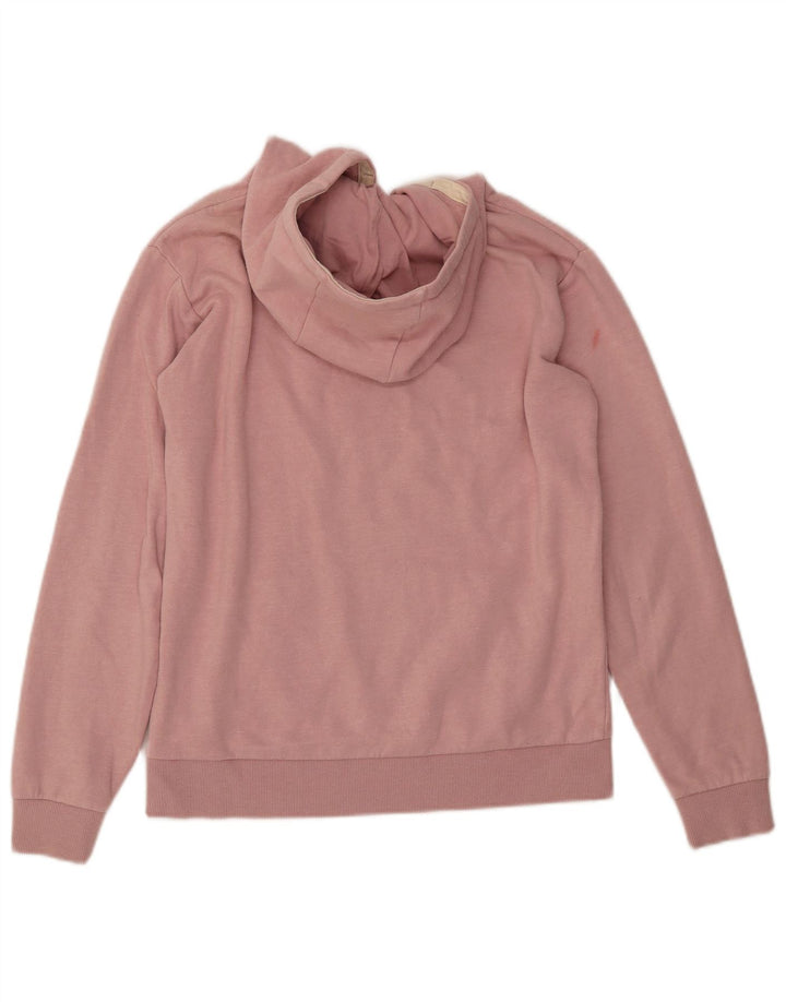 JACK WILLS Girls Hoodie Jumper 14-15 Years Pink Cotton