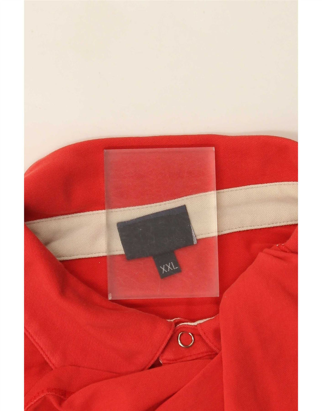 Trussardi Mens Polo Shirt 2XL Red Cotton