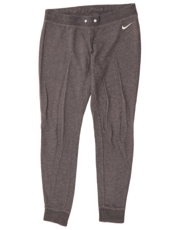 Nike Womens Tracksuit Trousers Joggers UK 18 XL Grey Cotton