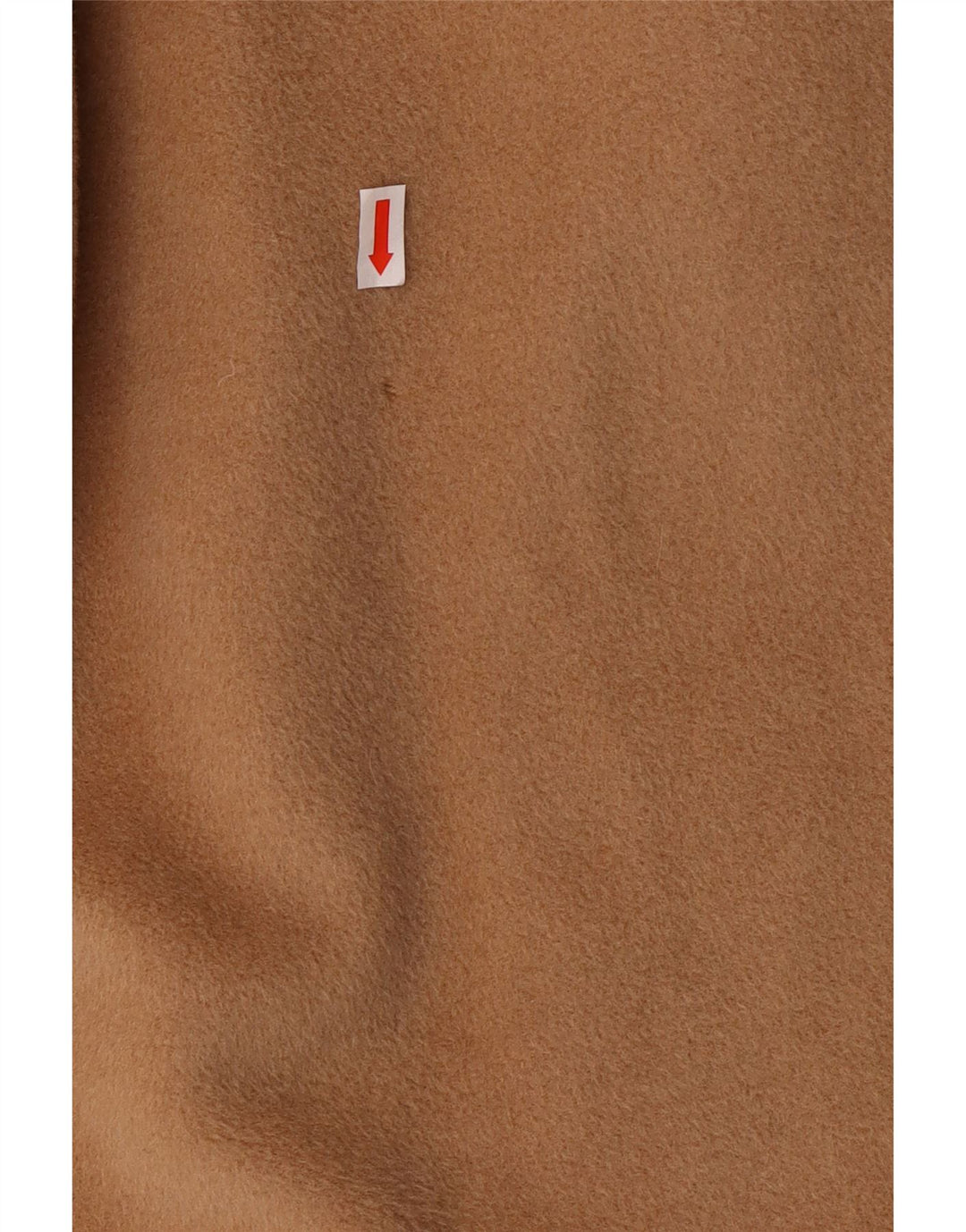 MARELLA Womens Double Breasted Coat UK 12 Medium Beige Virgin Wool Classic