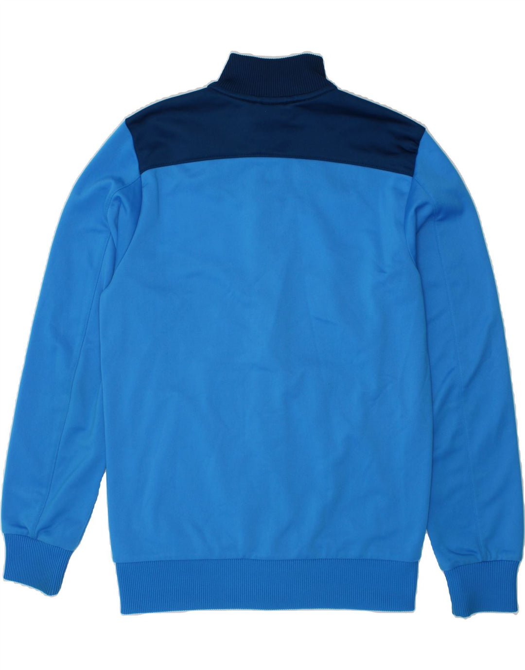 PUMA Boys Tracksuit Top Jacket 11-12 Years Blue Colourblock Polyester Vintage Puma and Second-Hand Puma from Messina Hembry 