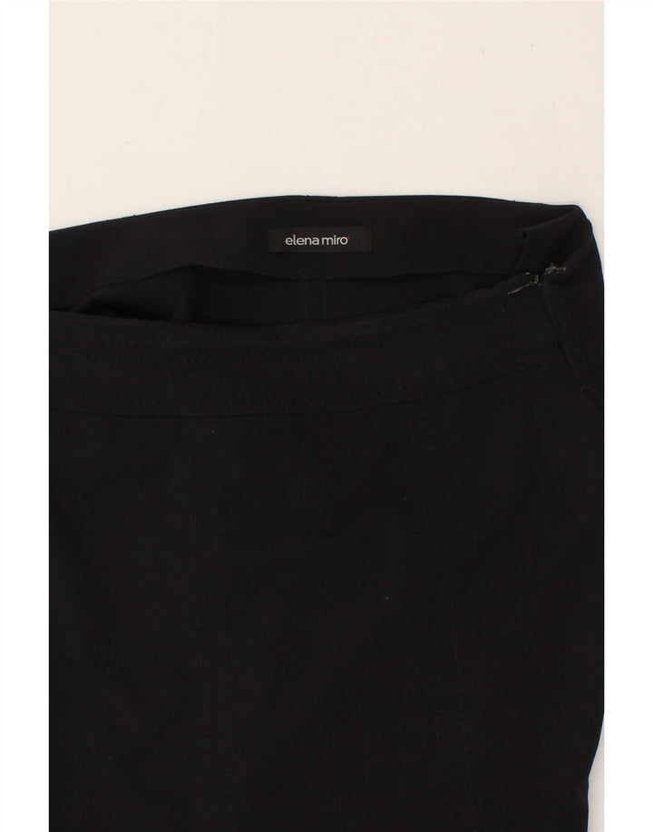 ELENA MIRO Womens Straight Skirt W34 Large  Black Vintage ELENA MIRO and Second-Hand ELENA MIRO from Messina Hembry 
