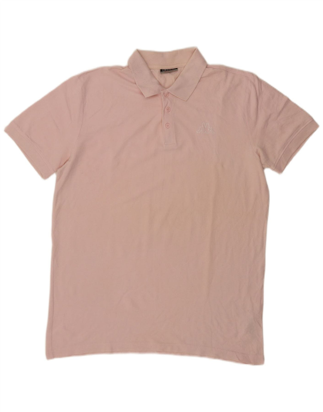 Kappa Mens Polo Shirt XL Pink Cotton