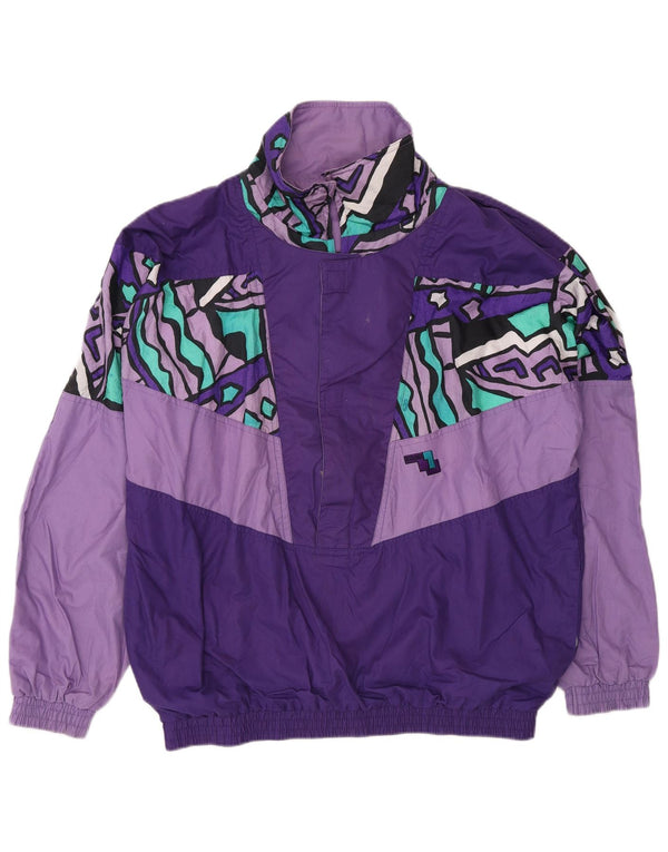 Brugi Mens Loose Fit Tracksuit Top Jacket Medium Multicoloured Colourblock