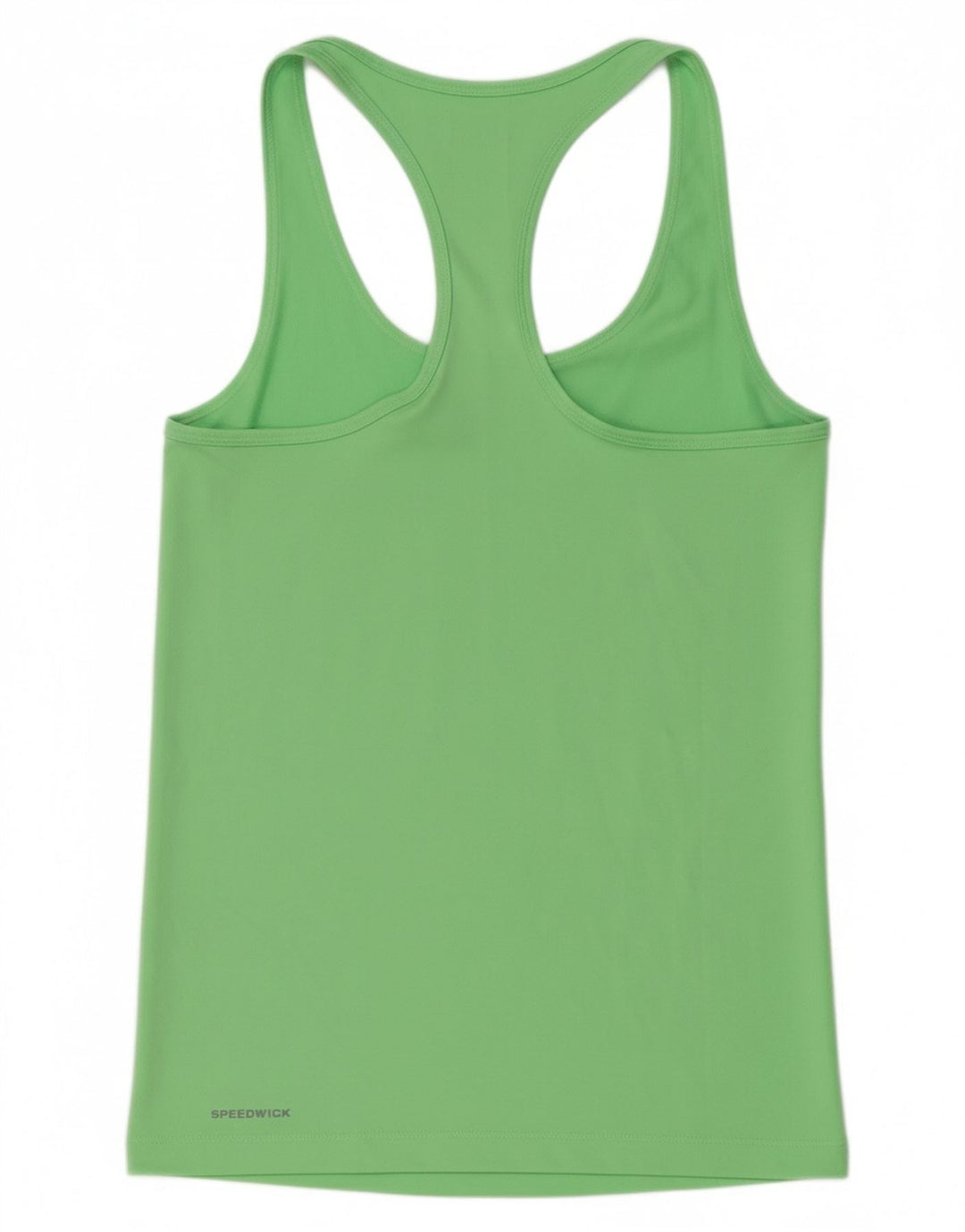 REEBOK Womens Vest Top UK 12 Medium Green Polyester Sports