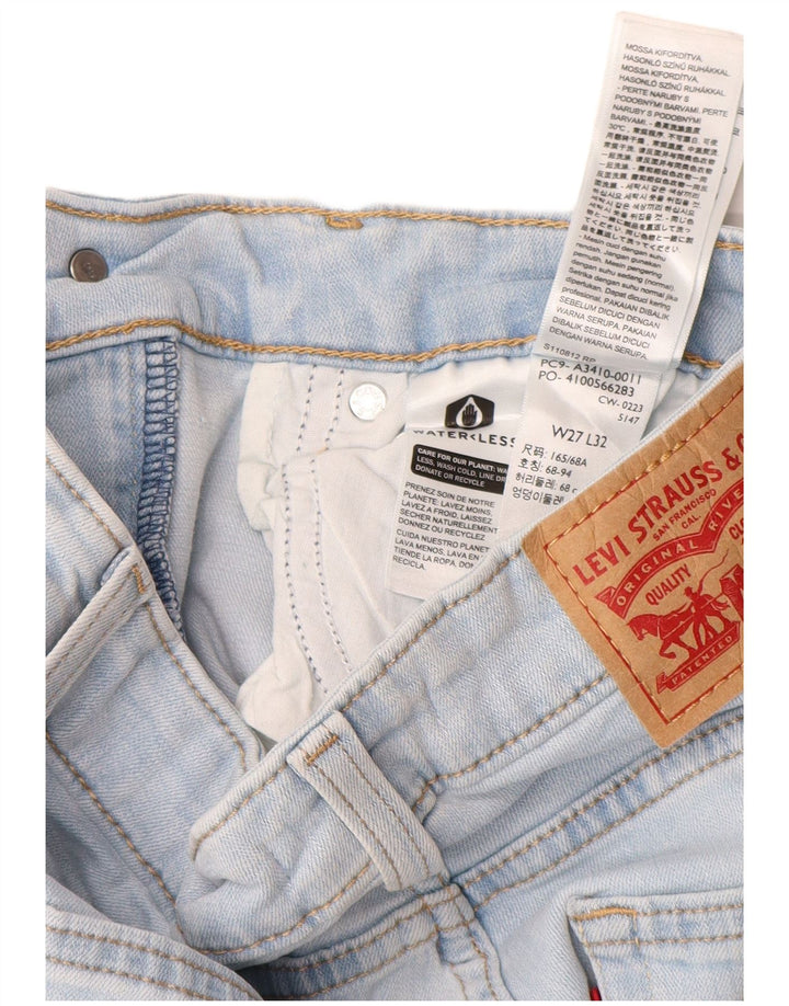 LEVI'S Womens 726 Flared Jeans W27 L32 Blue Cotton