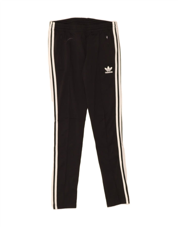 ADIDAS Womens Tracksuit Trousers UK 10 Small Black Polyester Vintage Adidas and Second-Hand Adidas from Messina Hembry 