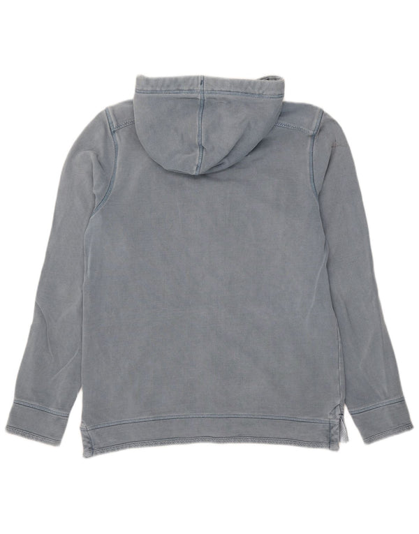 Fat Face Mens Zip Hoodie Sweater Small Blue Cotton