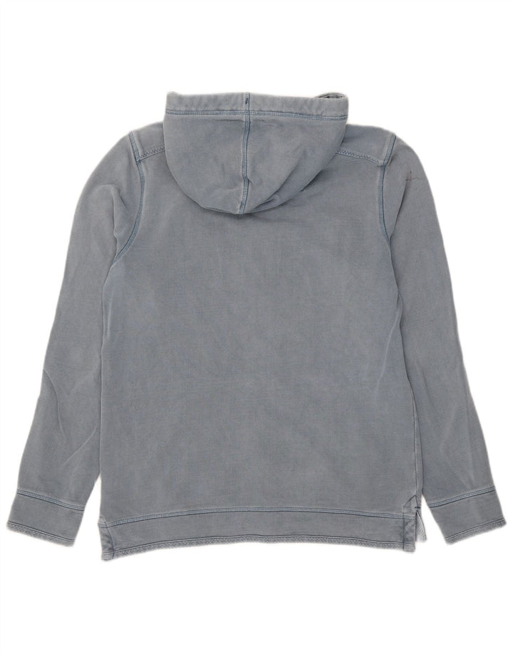 Fat Face Mens Zip Hoodie Sweater Small Blue Cotton