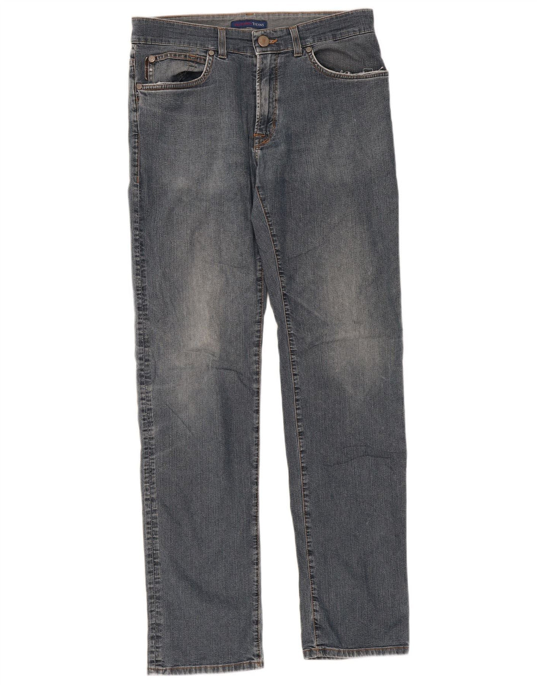 Trussardi Womens Straight Jeans W32 L32 Blue