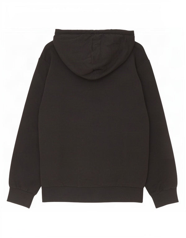 Jack & Jones Mens Graphic Hoodie Jumper XL Black Cotton