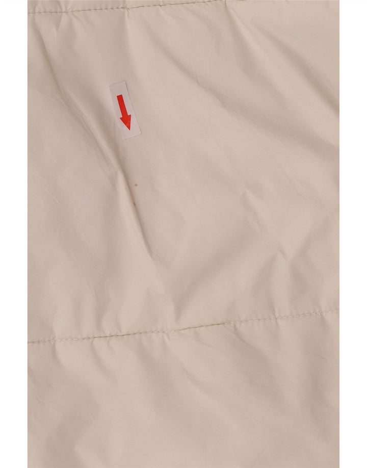 Zara Mens Loose Fit Padded Jacket UK 36 Small White Polyester