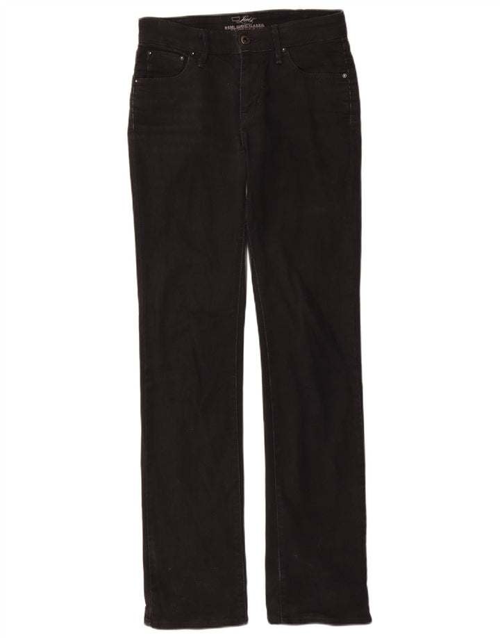 LEVI'S Womens Demi Curve Classic Fit Straight Jeans W26 L32 Black