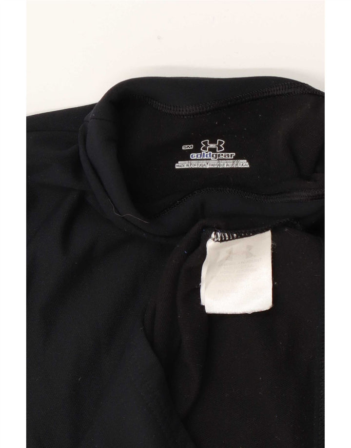 Under Armour Mens Cold Gear Top Long Sleeve Small Navy Blue Nylon