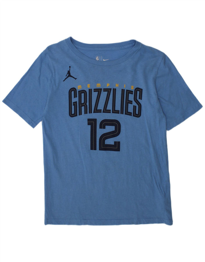NIKE Boys Memphis Grizzlies Graphic T-Shirt Top 10-11 Years Medium Blue