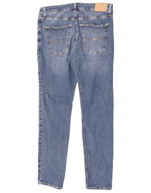 Tommy Hilfiger Mens Austin Slim Tapered Jeans W33 L34 Blue Cotton