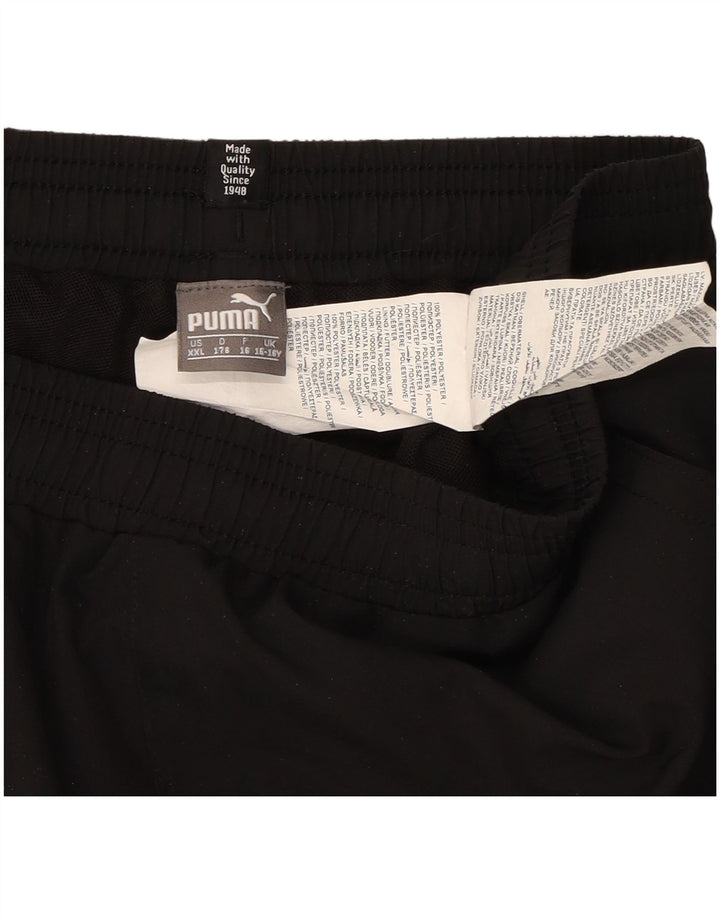 PUMA Boys Graphic Sport Shorts 15-16 Years Black Polyester