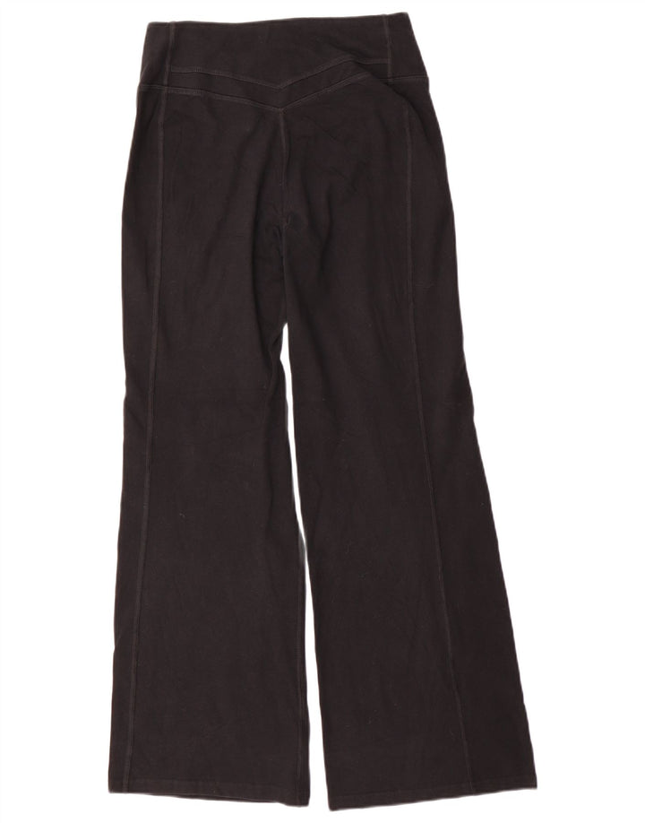 Nike Womens Dri Fit Wide Leg Leggings UK 10 Small Black