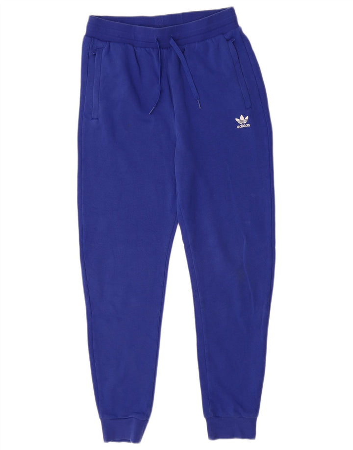 Adidas Boys Tracksuit Trousers Joggers 13-14 Years  Blue