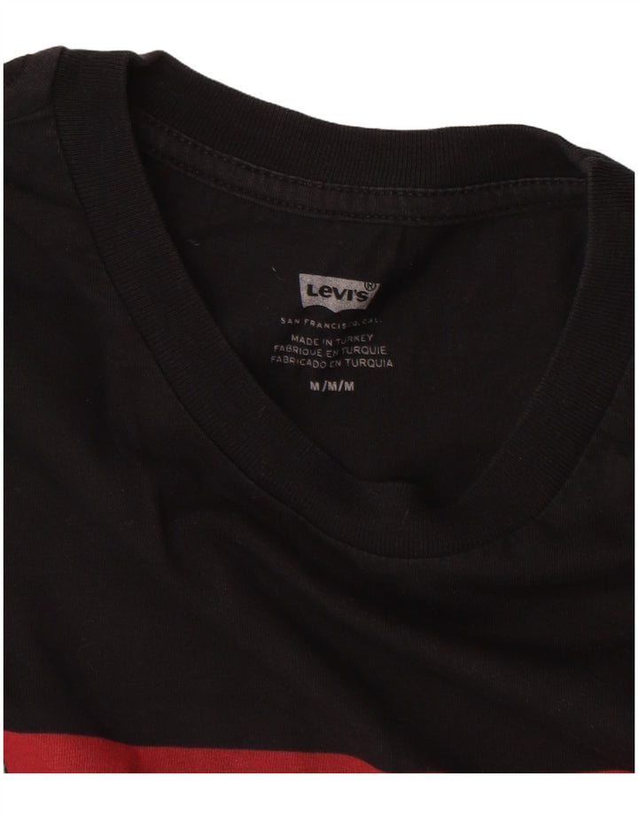 LEVI'S Mens Graphic T-Shirt Top Medium Black