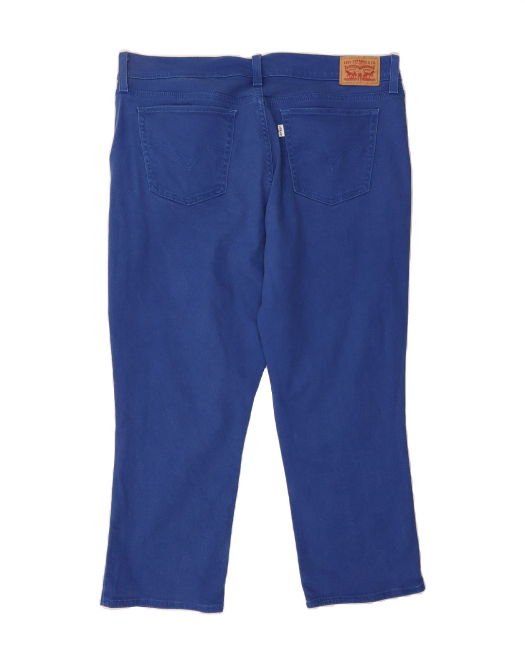 LEVI'S Womens Cropped Jeans W32 L25 Blue Cotton Vintage Levi's and Second-Hand Levi's from Messina Hembry 