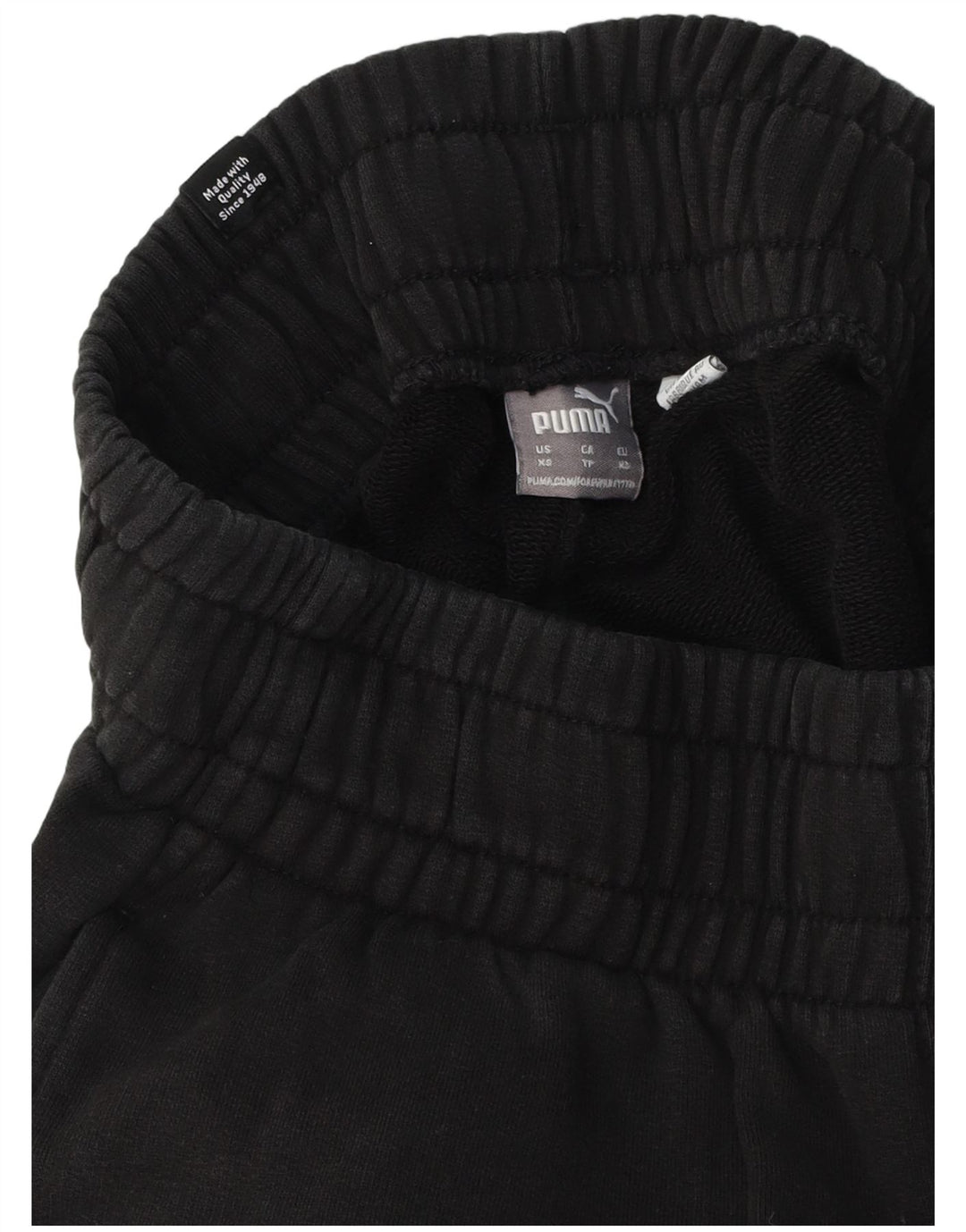 PUMA Womens Tracksuit Trousers Joggers UK 4 XS  Black Cotton