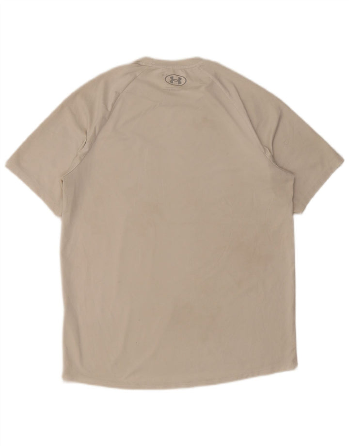 Under Armour Mens T-Shirt Top Medium White