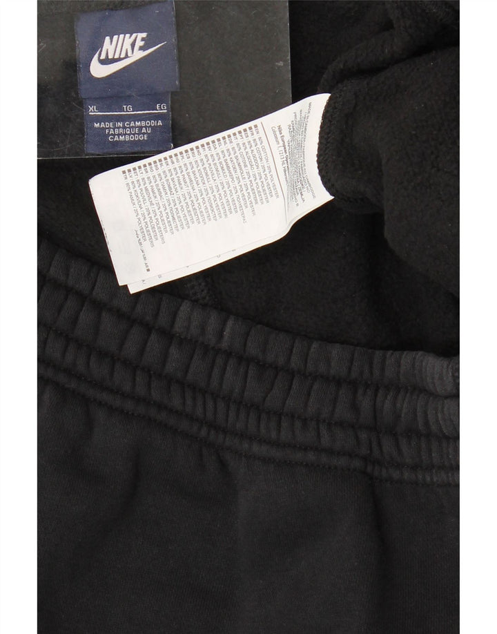 NIKE Mens Tracksuit Trousers Joggers XL  Black Cotton