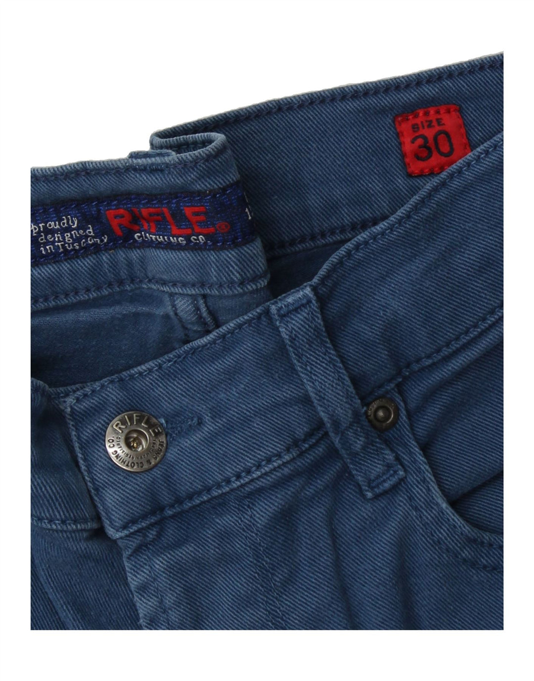 RIFLE Mens Slim Jeans W30 L34 Blue Vintage Rifle and Second-Hand Rifle from Messina Hembry 