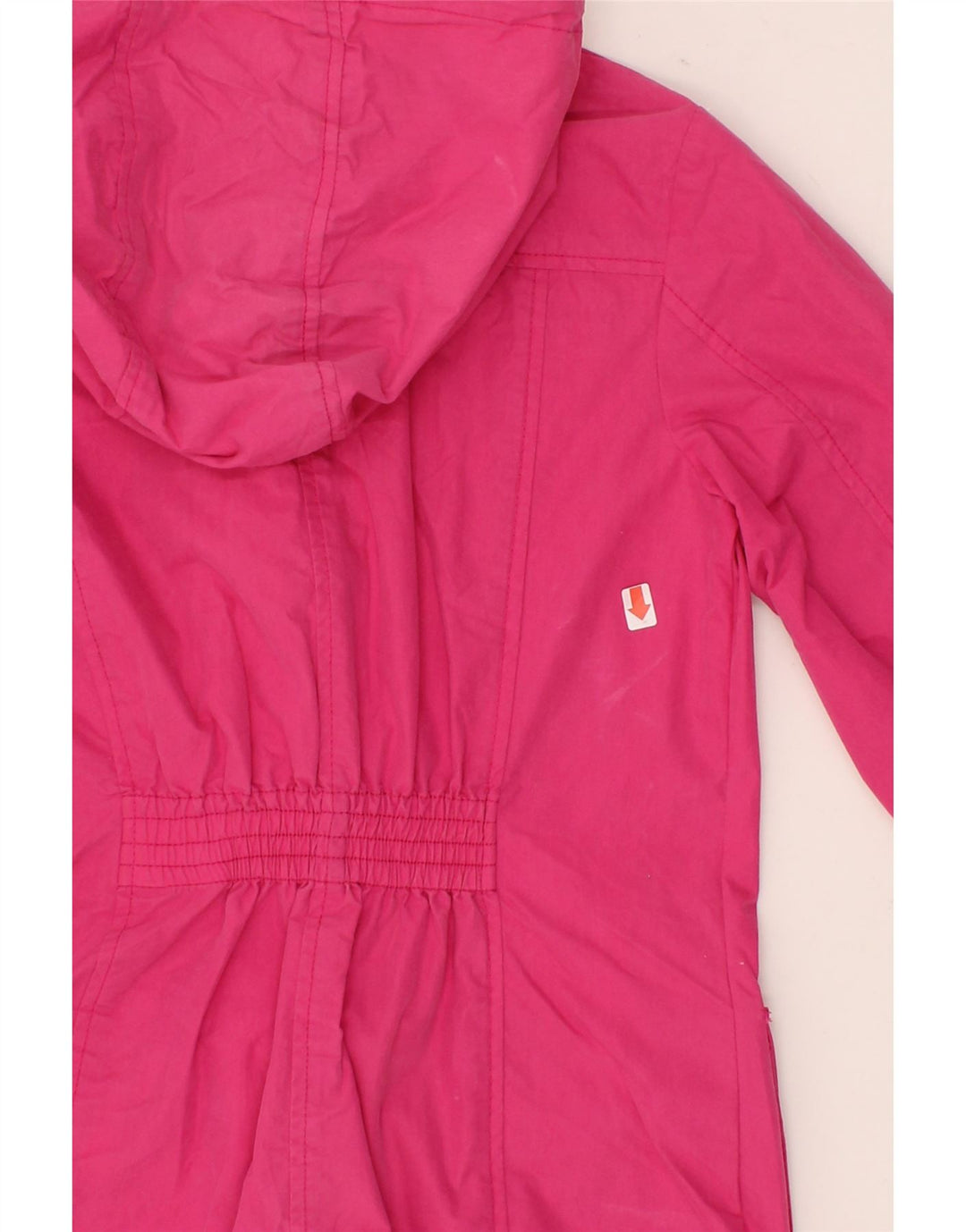 FAT FACE Womens Hooded Windbreaker Jacket UK 8 Small Pink Vintage Fat Face and Second-Hand Fat Face from Messina Hembry 