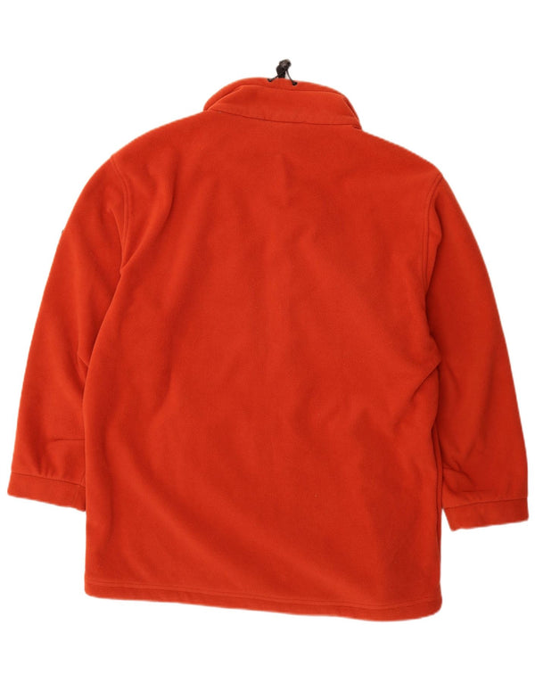 JACK WOLFSKIN Mens Fleece Jacket UK 44 XL Orange Polyester