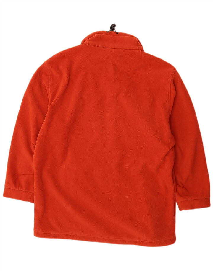 JACK WOLFSKIN Mens Fleece Jacket UK 44 XL Orange Polyester