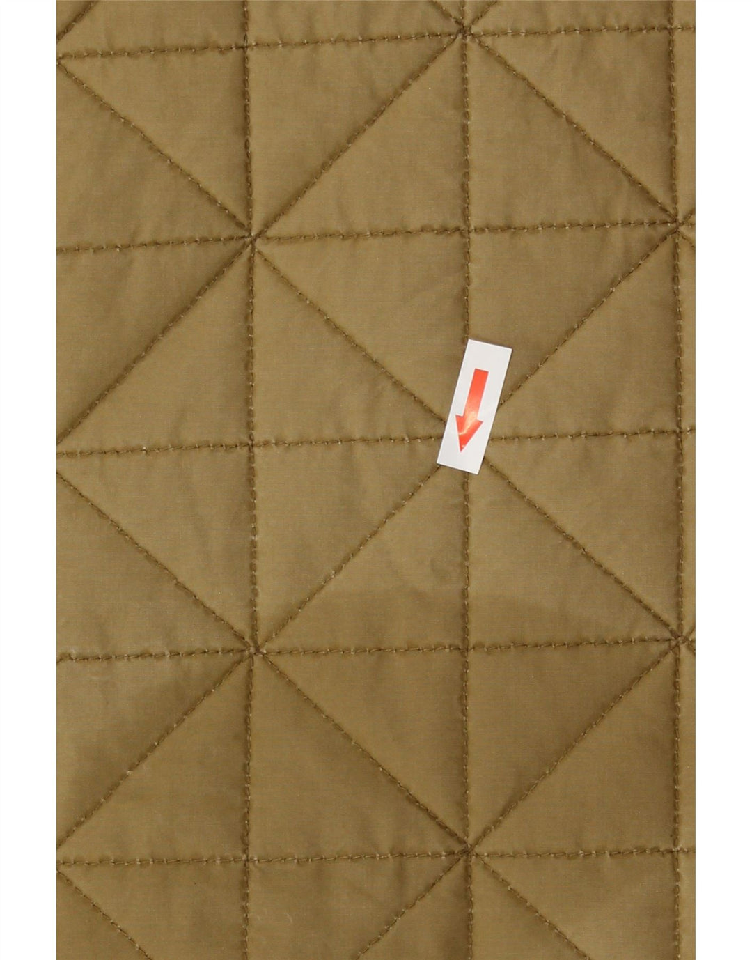 Superdry Womens Quilted Jacket UK 10 Small  Khaki Cotton