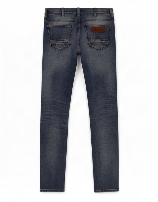 Wrangler Mens Bryson Skinny Jeans W30 L31 Blue Cotton