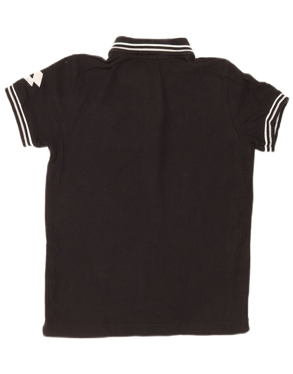 Lotto Boys A.C. Cesena Graphic Polo Shirt 11-12 Years Medium Black Cotton