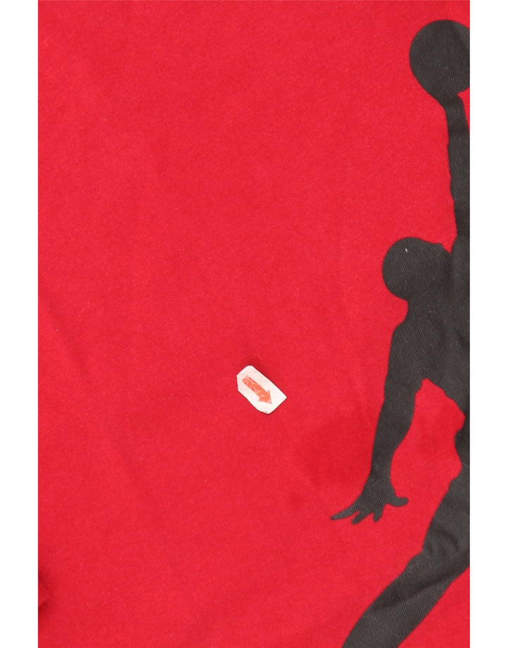 Jordan Mens Graphic T-Shirt Top Small Red