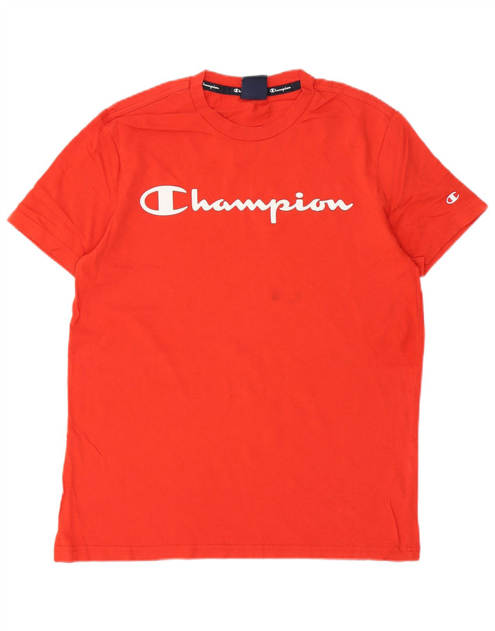 Champion Mens Graphic T-Shirt Top XS Red