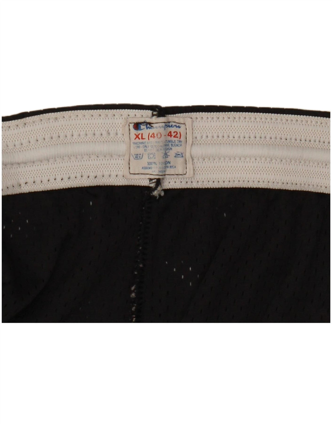 Champion Mens Graphic Sport Shorts XL Black Nylon