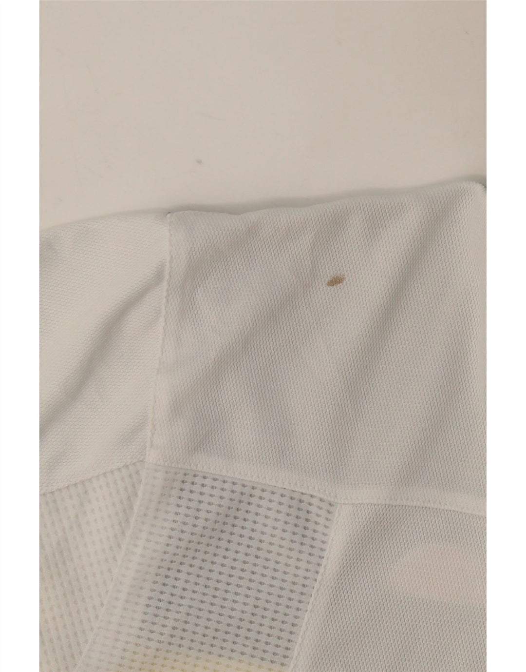 ELLESSE Mens Polo Shirt Large White Colourblock Polyester