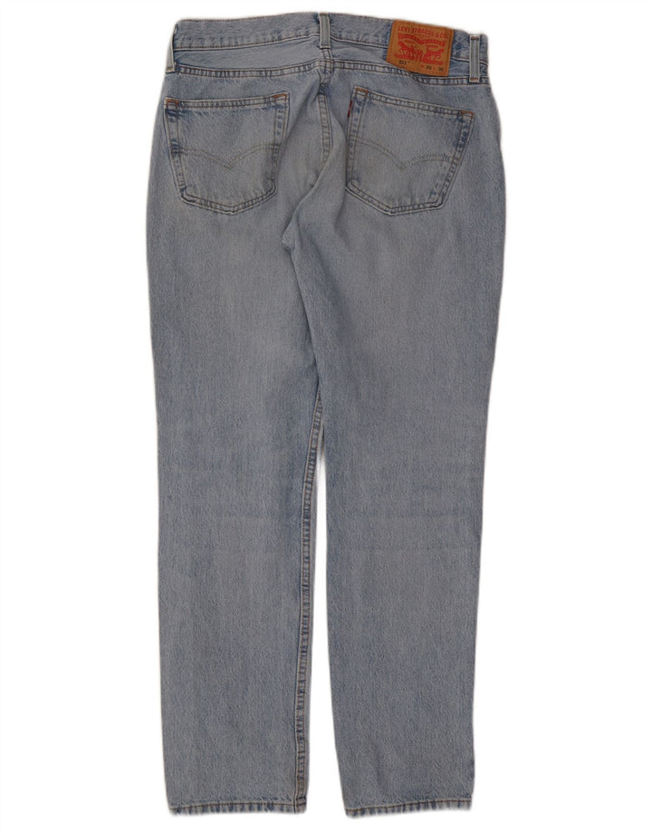 Levi's Mens 511 Slim Jeans W33 L30 Blue Cotton