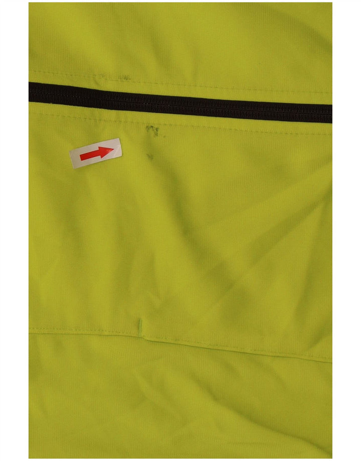 Puma Boys Tracksuit Top Jacket 13-14 Years Yellow Colourblock Polyester