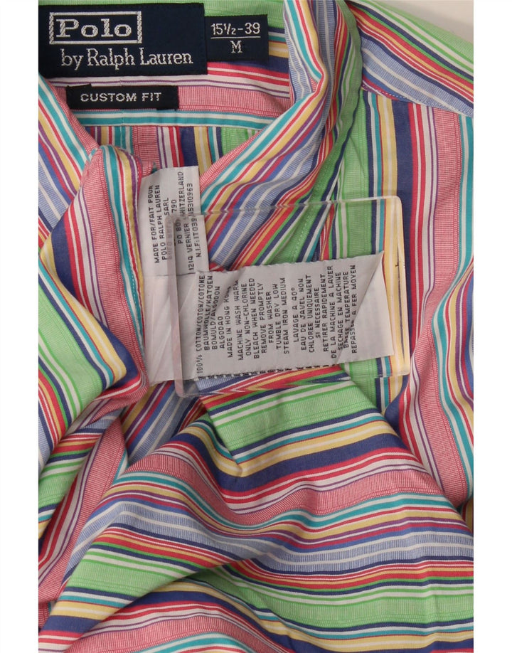 Polo Ralph Lauren Mens Shirt Size 15 1/2 39 Medium Multicoloured Striped