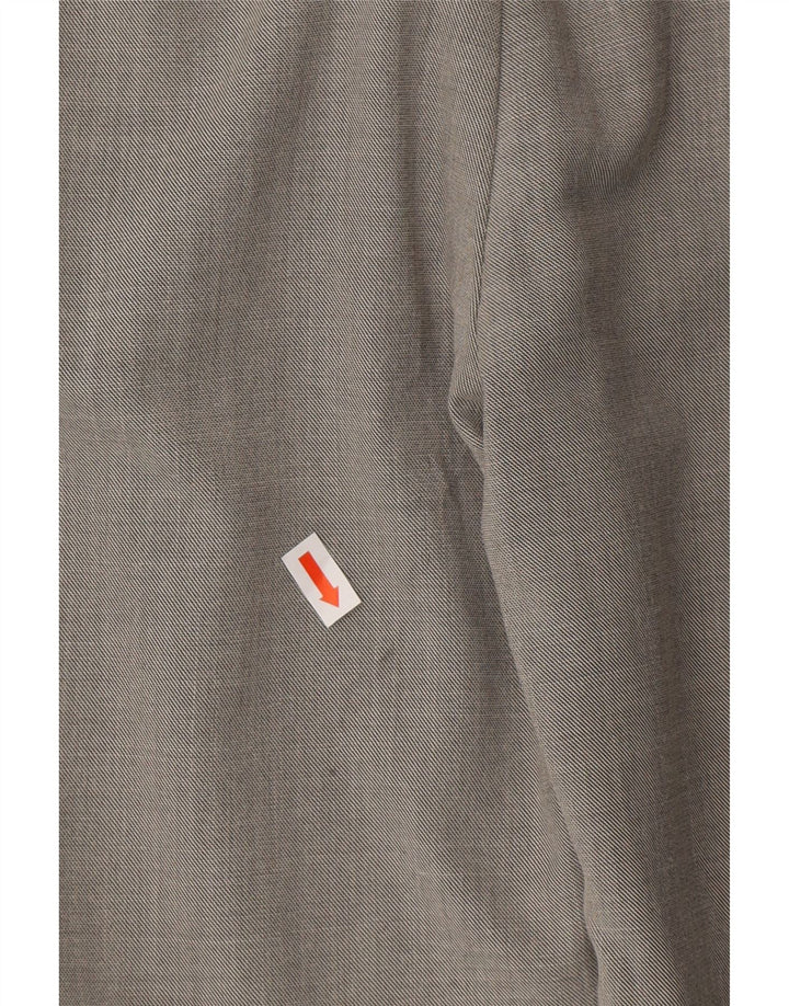 MOSSIMO Womens Stretch Straight Capri Trousers US 10 Large W34 L20 Grey Vintage Mossimo and Second-Hand Mossimo from Messina Hembry 