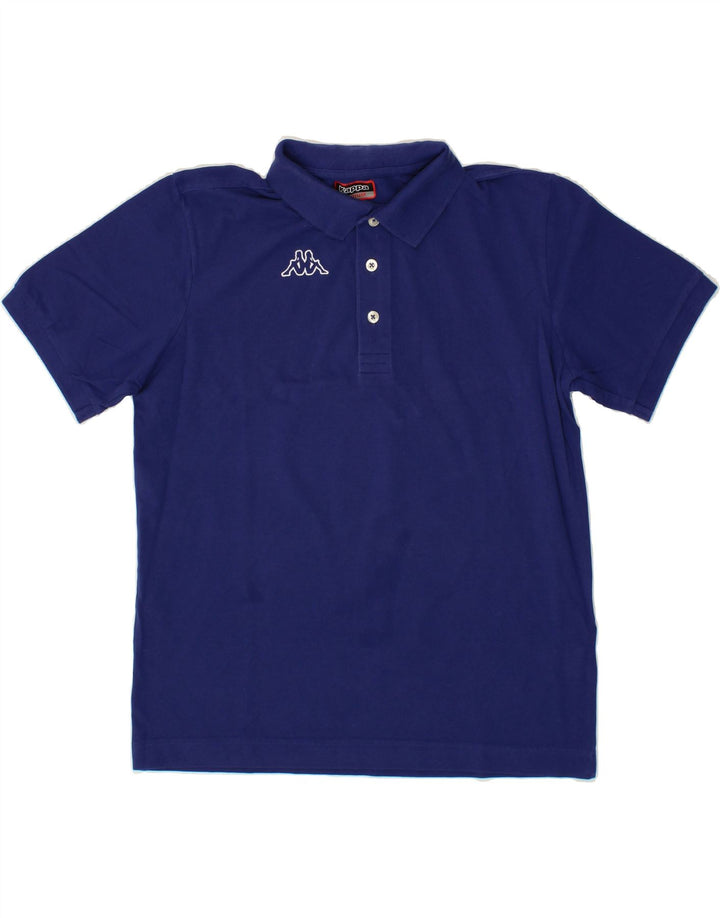 KAPPA Mens Polo Shirt Medium Navy Blue Cotton Vintage Kappa and Second-Hand Kappa from Messina Hembry 