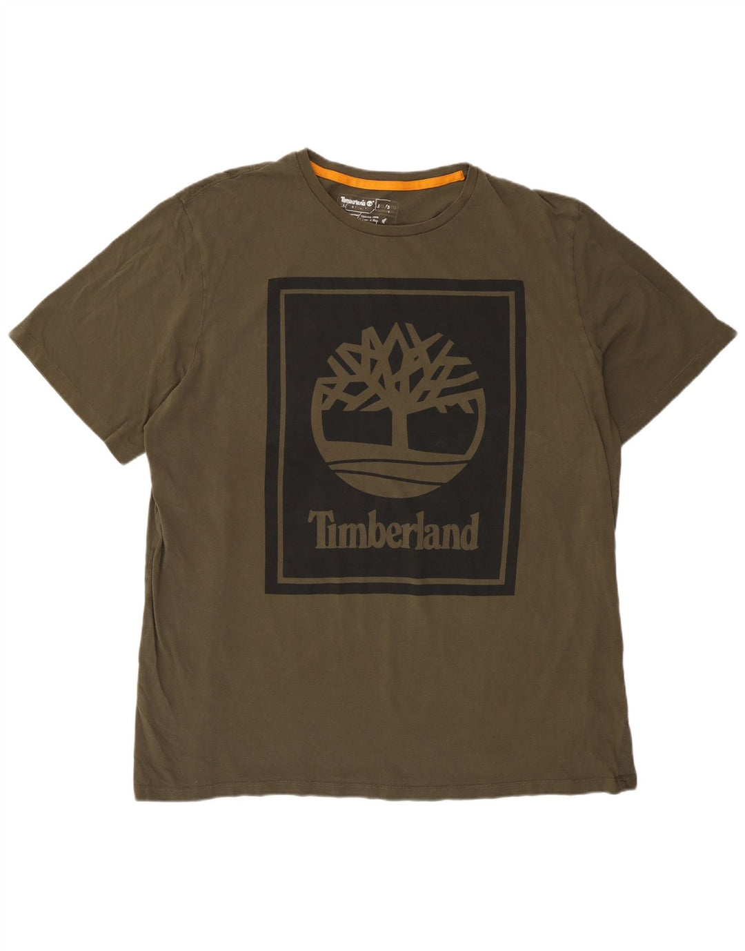 Timberland Mens Regular Fit Graphic T-Shirt Top 3XL Khaki